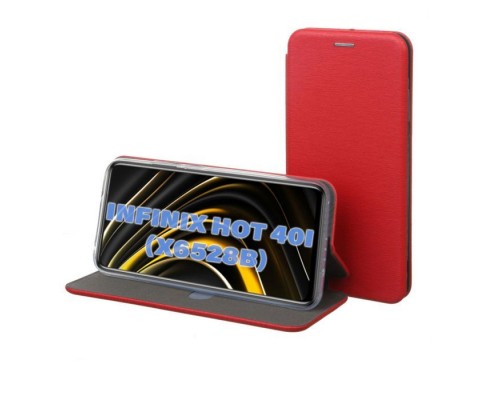 Чохол до мобільного телефона BeCover Exclusive Infinix Hot 40i (X6528B) Burgundy Red (711230)