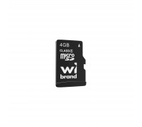 Карта пам'яті Wibrand 4GB mictoSD class 4 (WICDC4/4GB)