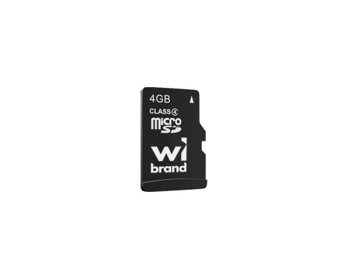 Карта пам'яті Wibrand 4GB mictoSD class 4 (WICDC4/4GB)