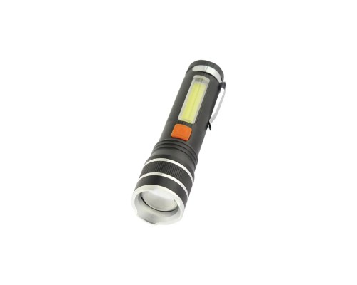 Ліхтар Quantum Helper 10W LED zoom +COB з USB (QM-FL1032)