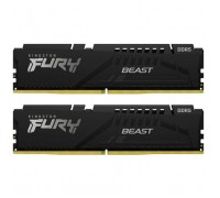 Модуль пам'яті для комп'ютера DDR5 32GB (2x16GB) 6800 MHz Beast Black EXPO Kingston Fury (ex.HyperX) (KF568C34BBEK2-32)