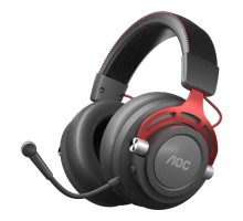 Навушники AOC GH401 50 мм Wireless/3.5мм/USB Multi Platform connect Black (GH401)