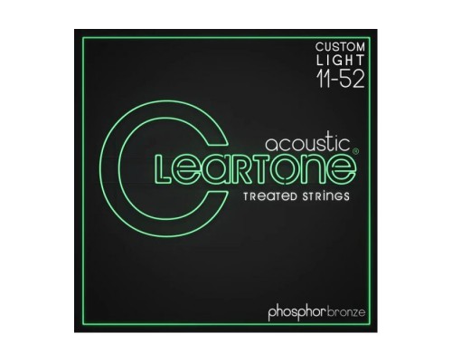 Струни для гітари Cleartone Acoustic Phosphor Bronze Extra Light (11-52) (7411)