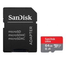 Карта пам'яті SanDisk 64GB microSD Class 10 A1 R-140 (SDSQUAB-064G-GN6IA)