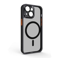 Чохол до мобільного телефона Armorstandart Unit MagSafe SE Apple iPhone 13 Black Orange (ARM75368)