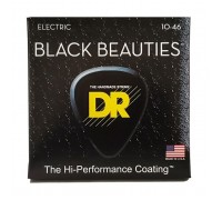 Струни для гітари DR Strings Black Beauties Electric - Medium (10-46) (BKE-10)