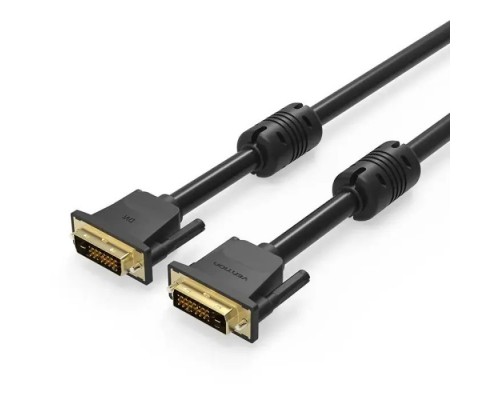 Кабель мультимедійний DVI to DVI 24+1pin 1.5m 2K 60Hz Dual Linik Vention (EAABG)