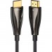 Кабель мультимедійний HDMI M to HDMI M 20.0m V2.0 Optical 4K 60Hz 18Gbps Dolby 7.1 PVC black Vention (ALABQ)