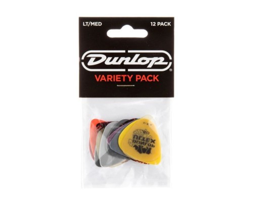Медіатор Jim Dunlop Guitar Pick LT/MD Variety Pack 12 шт. (PVP101)