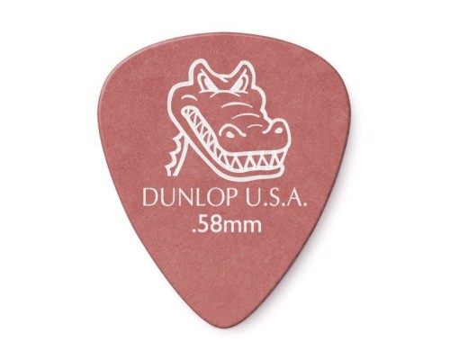 Медіатор Jim Dunlop Gator Grip Pick .58mm 12 шт. (417P.58)