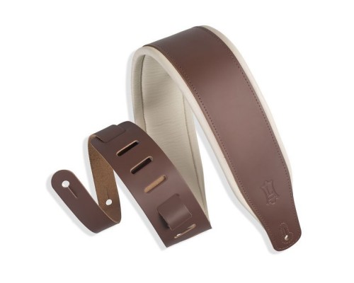 Ремінь для гітари Levy's Classics Series Padded Two-Tone Guitar Strap (Brown, Cream) (M26PD-BRN_CRM)