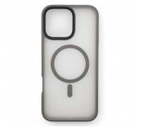 Чохол до мобільного телефона BeCover Metal Buttons Case (MagSafe) для Apple iPhone 16 Pro Gray (712098)