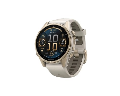 Смарт-годинник Garmin fenix 8 43mm, AMOLED, Saph, SftGldSS/FgGry, FogGry/DkSndbnd, GPS (010-02903-11)