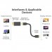 Перехідник DisplayPor M to HDMI F v.2.0 4K 60Hz PVC Vention (HBPB0)