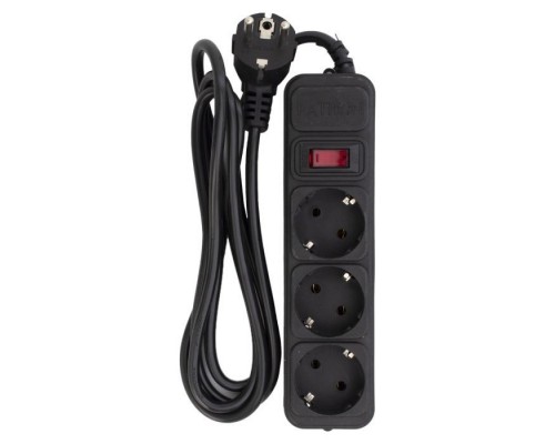 Мережевий фільтр живлення Patron EXT-PN-SP-1032, 1.8m Black (EXT-PN-SP-1032)