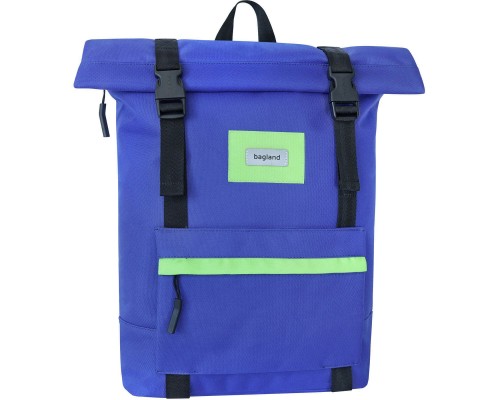 Рюкзак для ноутбука Bagland 15" Holder 25L, roll top, 0051666, blue (1065918895)