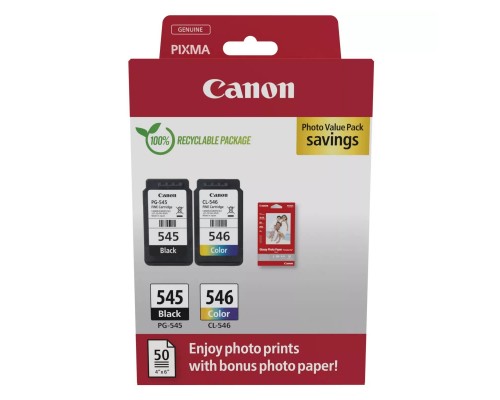 Картридж Canon PG-545/CL-546 Multipack BK+Color (8287B008)