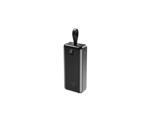 Батарея універсальна XO 30000mAh, PD/20W, QC/22.5W, with light, black (PR240_Black)