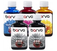 Чорнило Barva Epson T69, 180мл*5, Pigm.MB/PB/C/M/Y (E69-180-2MP)