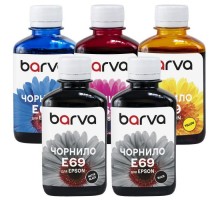 Чорнило Barva Epson T69, 180мл*5, Pigm.MB/PB/C/M/Y (E69-180-2MP)