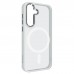 Чохол до мобільного телефона Armorstandart Unit MagSafe Samsung S25 Matte Clear Silver (ARM82261)