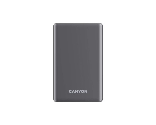 Батарея універсальна Canyon 5000mAh OnPower 505 slim Magsafe PD/20W Dark Grey (CNS-CPB505DG)