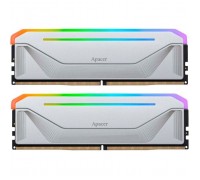 Модуль пам'яті для комп'ютера DDR5 32GB (2x16GB) 5200 MHz NOX RGB Silver Apacer (AH5U32G52C522NWAA-2)