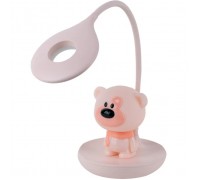 Настільна лампа Kite Bear LED з акумулятором, рожева (K24-492-2-2)