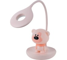 Настільна лампа Kite Bear LED з акумулятором, рожева (K24-492-2-2)