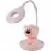 Настільна лампа Kite Bear LED з акумулятором, рожева (K24-492-2-2)
