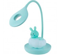 Настільна лампа Kite Cloudy Bunny LED з акумулятором, зелена (K24-493-1-4)