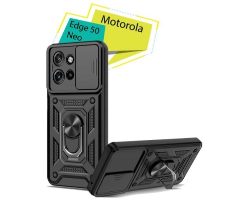Чохол до мобільного телефона BeCover Military Motorola Edge 50 Neo Black (713051)