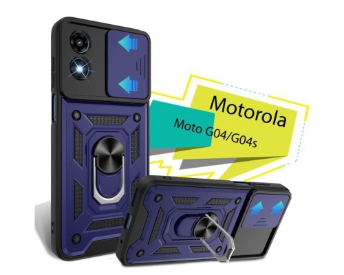Чохол до мобільного телефона BeCover Military Motorola Moto G04/G04s Blue (713063)