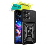 Чохол до мобільного телефона BeCover Military Motorola Moto G75 Black (713060)