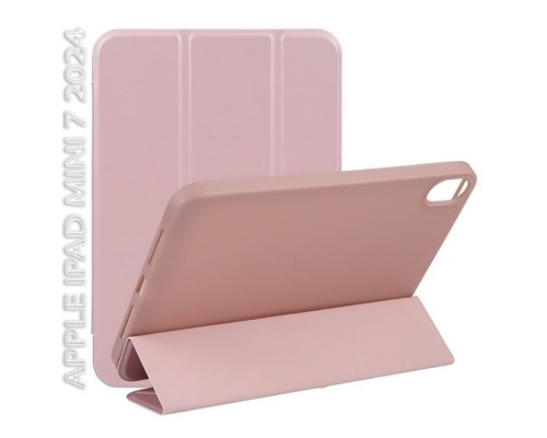 Чохол до планшета BeCover Tri Fold Soft TPU BeCover Apple iPad Mini 7 2024 Pink (712448)