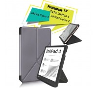 Чохол до електронної книги BeCover Ultra Slim Origami PocketBook 743G InkPad 4/InkPad Color 2/InkPad Color 3 (7.8") Gray (713087)