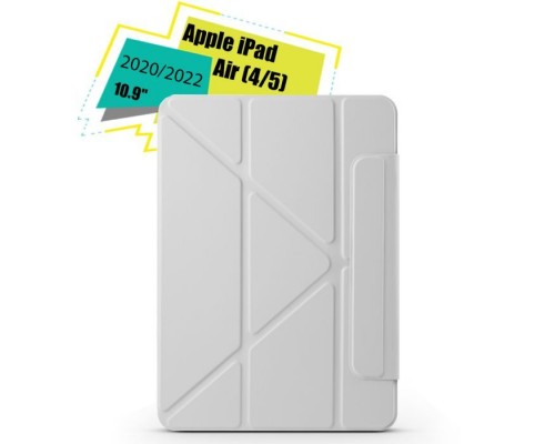 Чохол до планшета BeCover Ultra Slim Origami Magnetic Apple iPad Air (4/5) 2020/2022 10.9" Gray (712954)