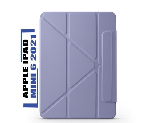 Чохол до планшета BeCover Ultra Slim Origami Magnetic Apple iPad Mini 6 2021 Deep Purple (712945)