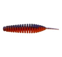 Силікон рибальський FishUP Tanta 2.5" 207 - Dark Violet/Orange (8шт/уп) (1864.14.54)