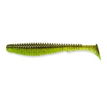 Силікон рибальський FishUP U-Shad 3" 204 - Green Pumpkin/Chartreuse (9шт/уп) (1864.15.15)