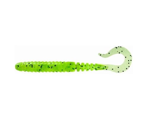 Силікон рибальський FishUP Vipo 2" 055 - Chartreuse/Black (10шт/уп) (1864.05.61)