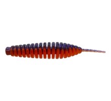 Силікон рибальський FishUP Tanta 3" 207 - Dark Violet/Orange (6шт/уп) (1862.00.22)