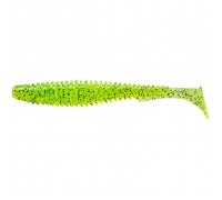 Силікон рибальський FishUP U-Shad 4" 055 - Chartreuse/Black (8шт/уп) (1862.03.15)