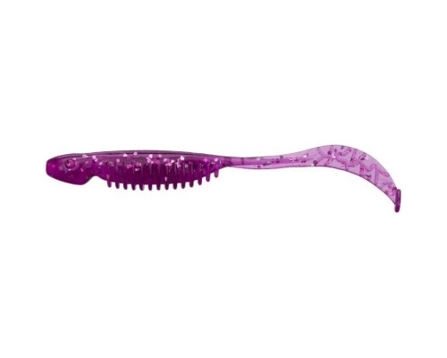 Силікон рибальський Reins Curly Shad 3.5" 428 Purple Dynamite (14 шт/уп.) (1552.10.02)