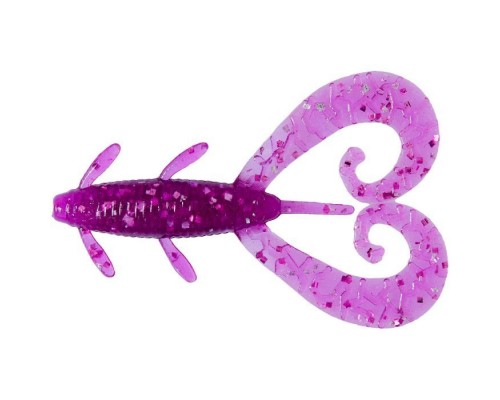 Силікон рибальський Reins G-Tail Twin 2" 428 Purple Dynamite (10 шт/уп.) (1552.10.10)