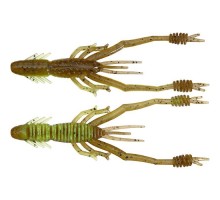 Силікон рибальський Reins Ring Shrimp 4" B08 Green Pumpkin Chart Melon (6 шт/уп.) (1552.09.14)