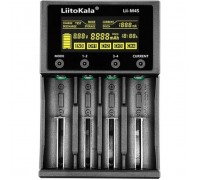 Зарядний пристрій для акумуляторів Liitokala 4 Slots, Type-C, LED disp, Li-ion 3.7V/1.2V, AA/AAA, 18650/26650/16340/14500/10440/18500 (Lii-M4S)
