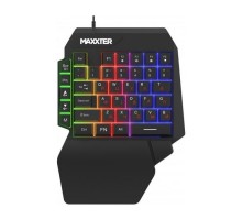 Клавіатура Maxxter KBG-OH-01B-UA USB UA Black (KBG-OH-01B-UA)