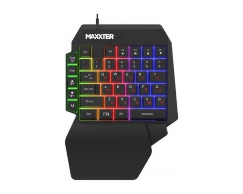 Клавіатура Maxxter KBG-OH-01B-UA USB UA Black (KBG-OH-01B-UA)