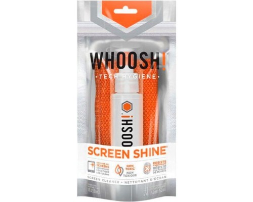 Спрей для очищення Whoosh! Screen Shine GO 30ml, microfiber 14x14cm (1FG30ENFR)